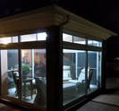 View of the Patio by night (Possible 3rd Room)